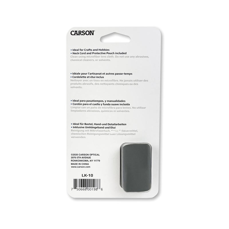 CarsonÂ® MagniLook 3x Pendant Magnifier with 6x Spot Lens & Neck Cord (LK-10) - Image 2
